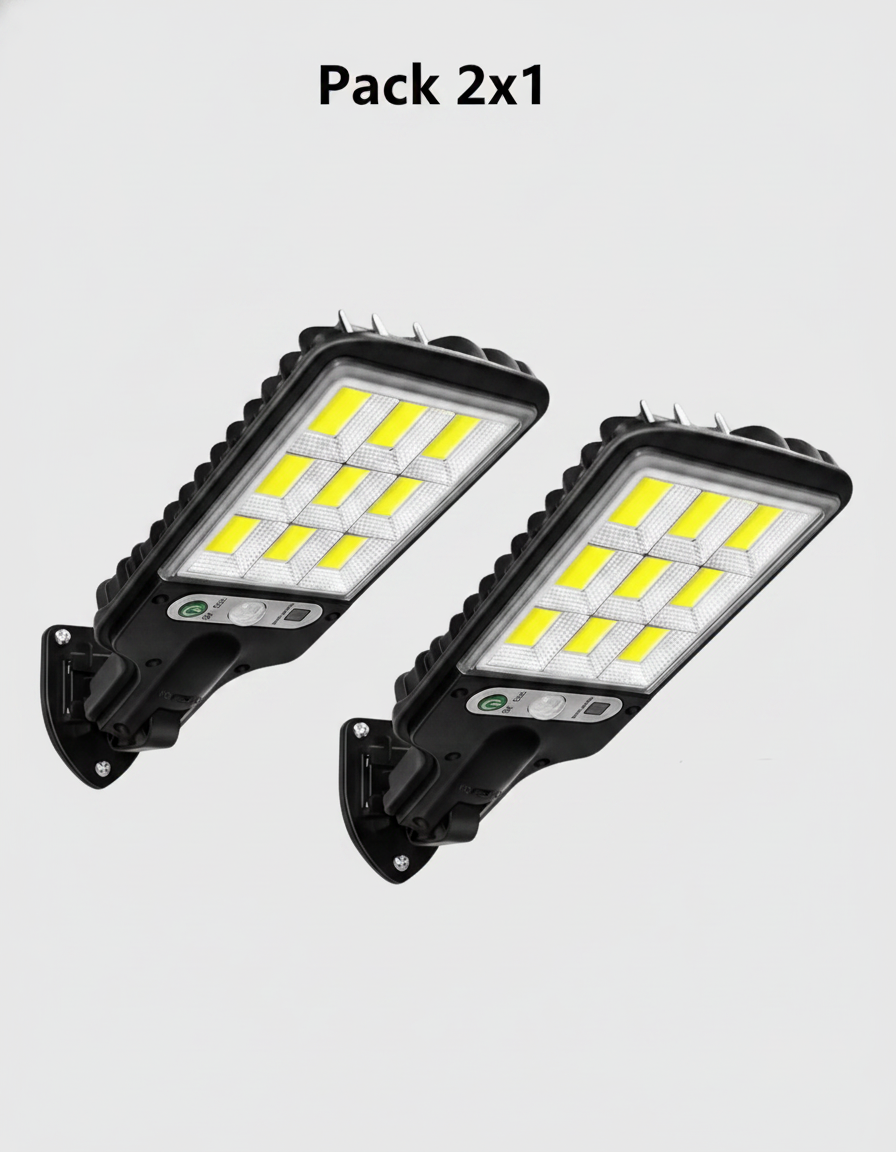 Reflector Solar Exterior con Sensor de Movimiento
